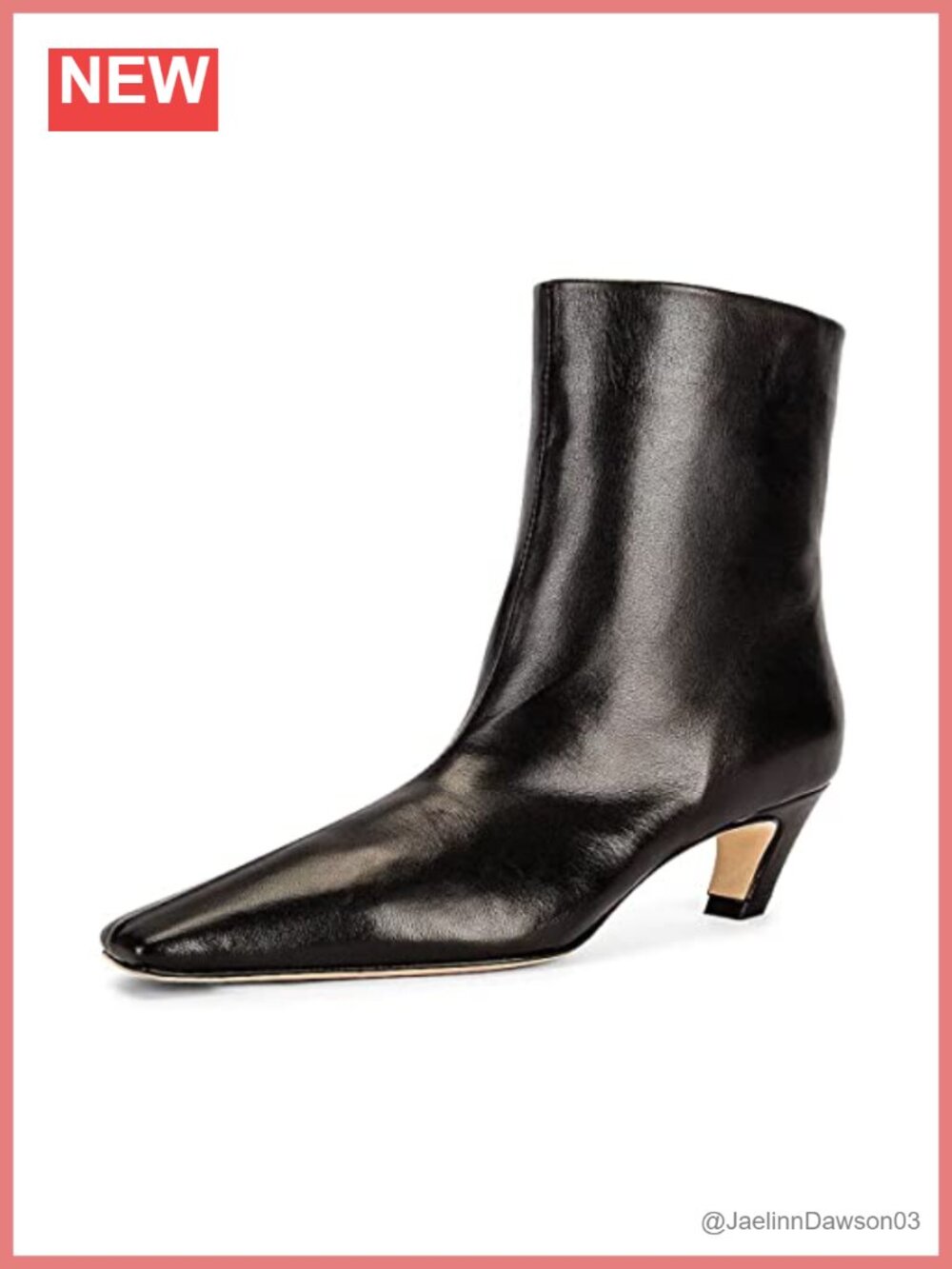 Women Square Toe Comfort Kitten Heel Ankle Boots Pull On Faux Suede